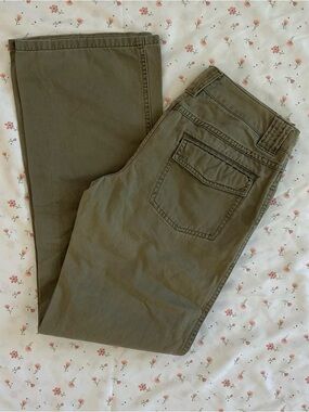 Mossimo Supply Co. Straight Leg Pants in Olive Green